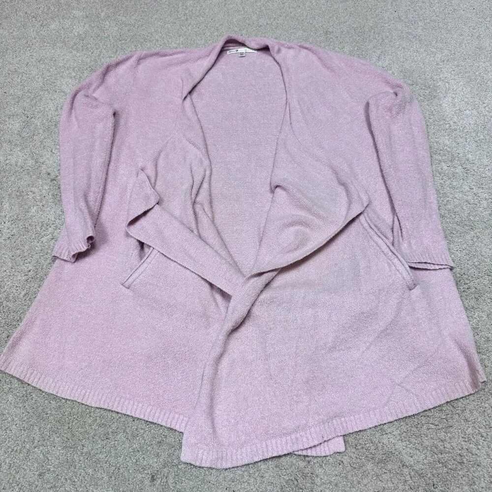 Seven7 Cardigan Women’s Pink Long Sleeve Pockets Size Small - Picture 1 of 11
